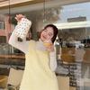 Quilted Cosmetic & Stationery Bag - Large Capacity, Cute Design for Girls