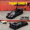 1/64 Scale Pagani Zonda R Toy Car Model CCA MSZ 1:64 Diecast Vehicle Miniature Free Wheels Collection Suitable for Hot Wheels Gift Kid