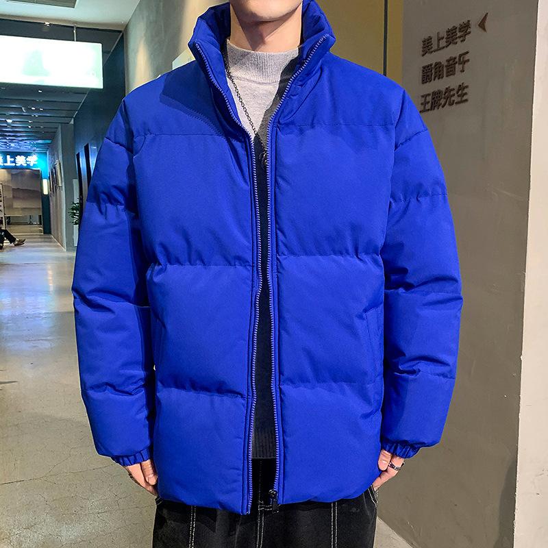 

Padded clothes men s winter new thickened warm loose versatile cold-proof stand-up collar padded jacket casual padded jacket men s clothes 4XL