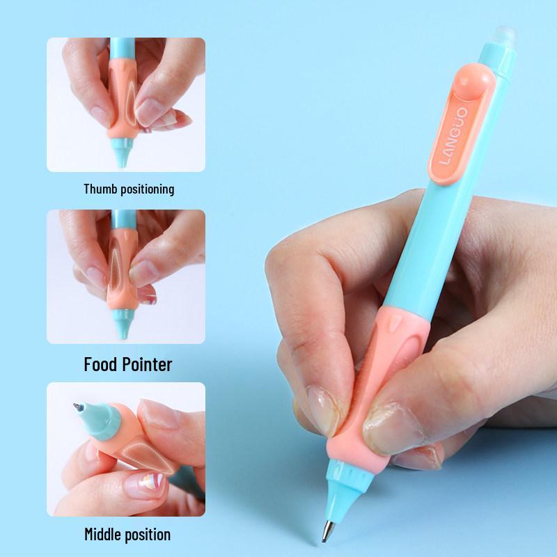 Blue Fruit 0.9mm Non-Breaking Automatic Pencil with Easy Grip for Primary Students - Correct Posture, No Sharpening Needed