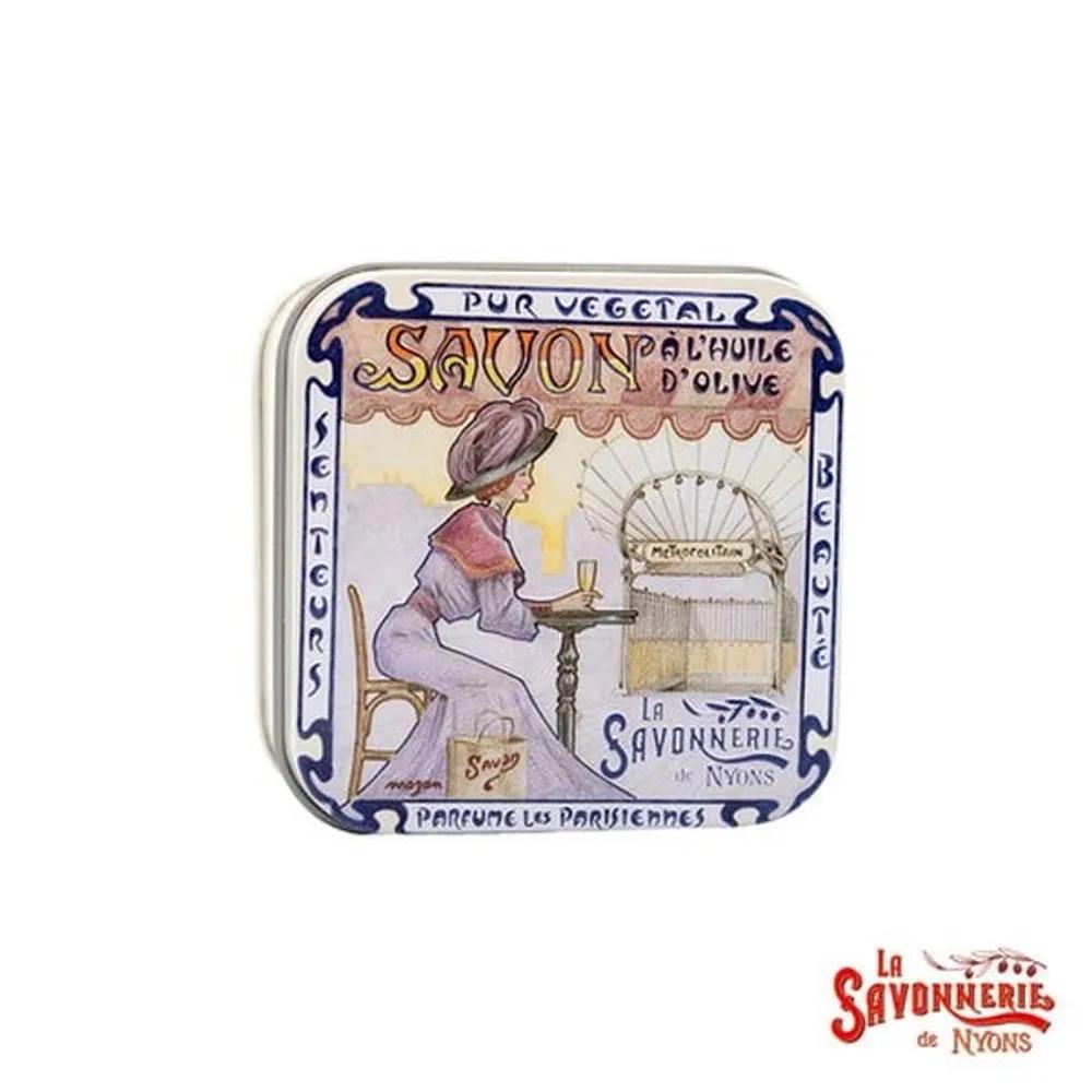 La Savonnerie de Nyon Blechdose Seife 100g Mairose Duft