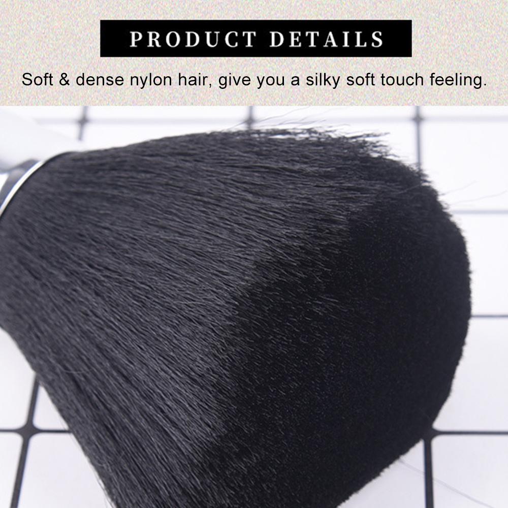 Neck Duster Brush Soft Hair Brush Neck Face Duster Hairdressing Hair Cutting Cleaning Brush Salon Hairdressing Styling Tools