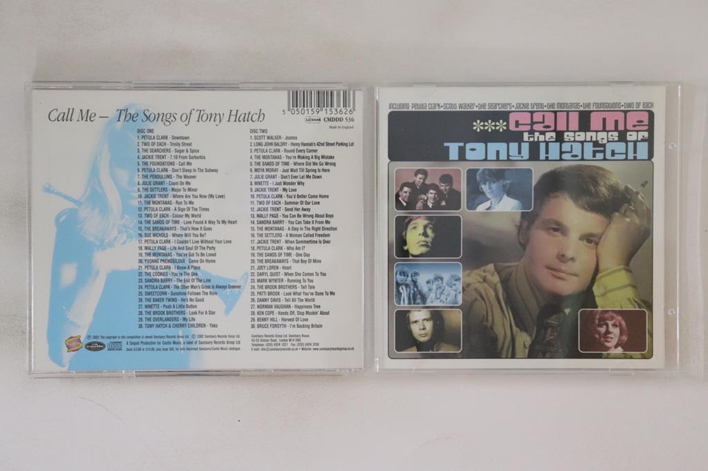 CD VARIOUS - Call Me - The Songs Of Tony Hatch CMDDD536 Castle Music 2002 US Jazz Used
