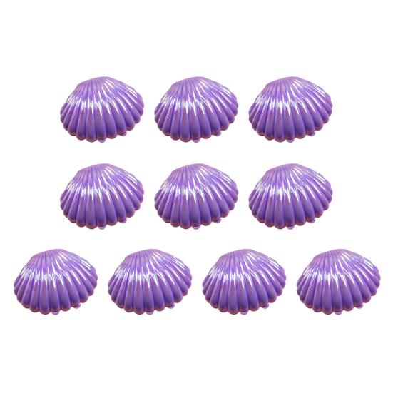 Sea Shell Candy Box Mermaid Shell Treat Container Plastic Chocolate Box Jewelry Holder for Wedding Birthday Shower Decoration