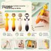 Cute Animal Pens for Students Ballpoint Pen, 0.7mm Smooth Writing Retractable Gel Pens, Owl/Chick/Penguin/Honeybee Pen School Office Stationery