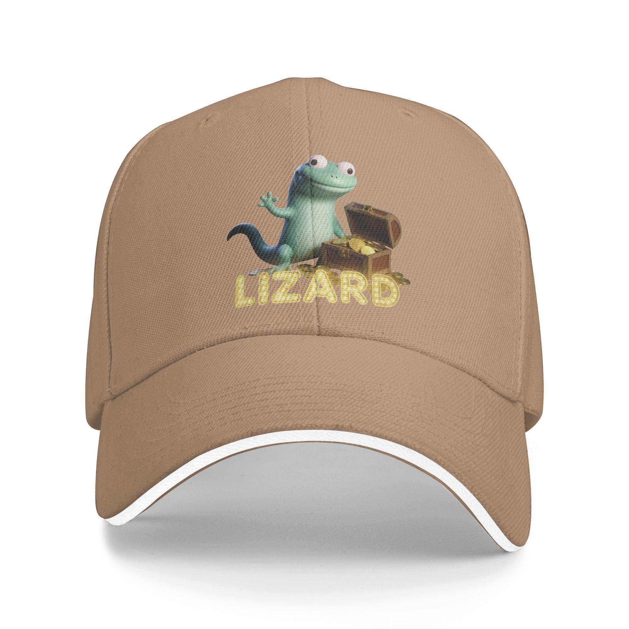 

Tom Lizard Meme Golden Treasure Baseball Caps Casual Sandwich Cap Unisex Style Adjustable Sun Cap Travel Gift One Size хаки