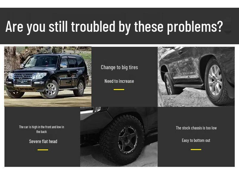 2-Inch Lift Flange Spacer for Great Wall Cannon Off-Road Pickup: Front & Rear Modification