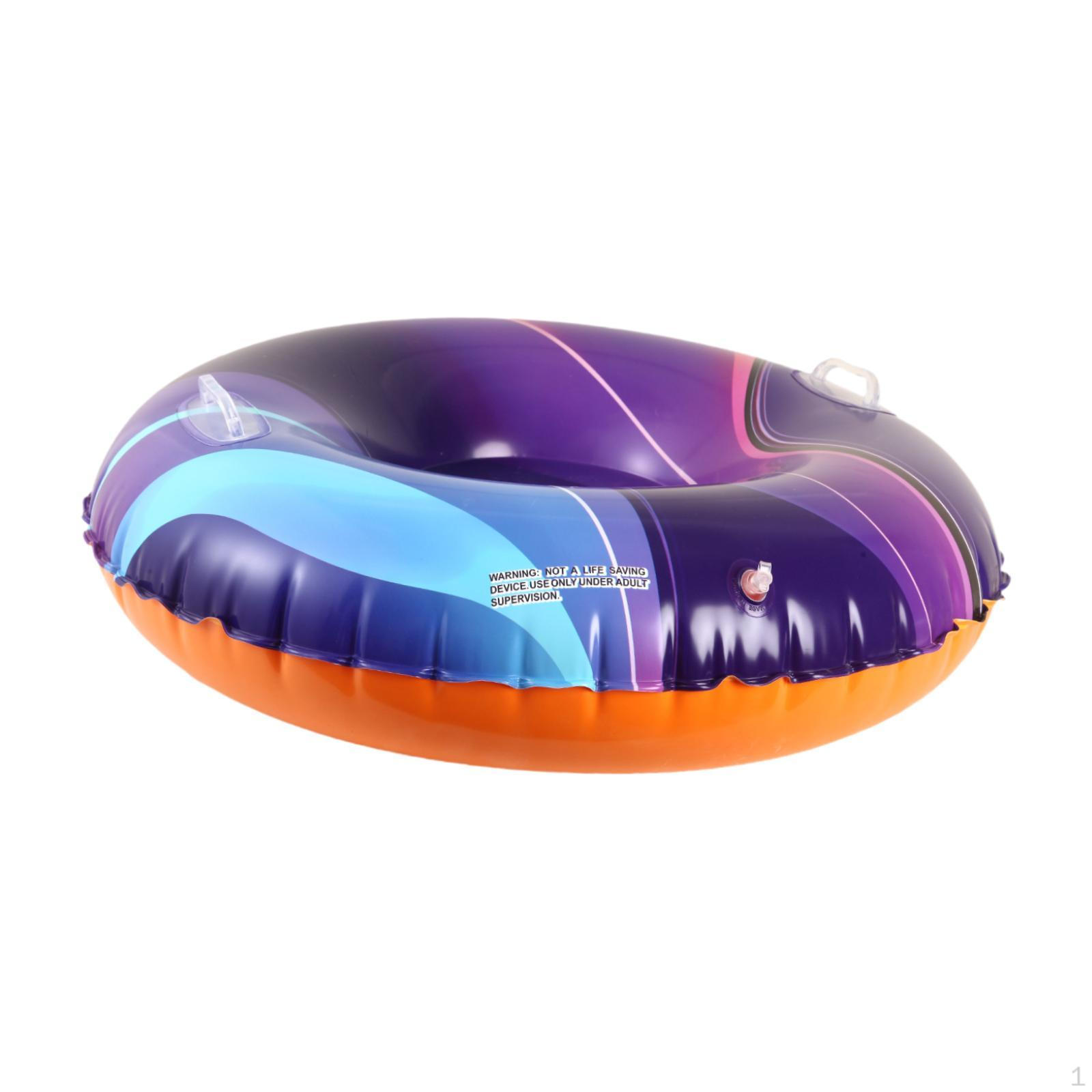 

Inflatable Snow Buoy with Handles, Reinforced Sled, Practical Toy for Outdoor Winter Sports. 90cm помаранчевий