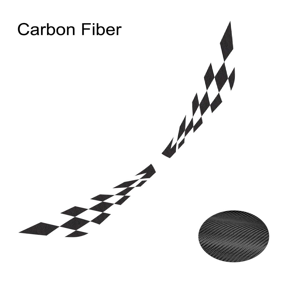 

2 шт. боковая решетка двери автомобиля виниловая пленка наклейки для Mercedes Benz Smart Fortwo W453 W451 Racing Auto Body Decor наклейка Carbon Fiber