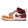 Air Jordan 1 Mid SE PS Picnic Scarpe da Ginnastica per Bambini Rosso Paprika Nero DX2459-601