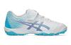 ASICS Juniole 6 TF Cushioning, Wear Resistant Low top Kids' Soccer Shoes White Blue Kids' 1104A045-106