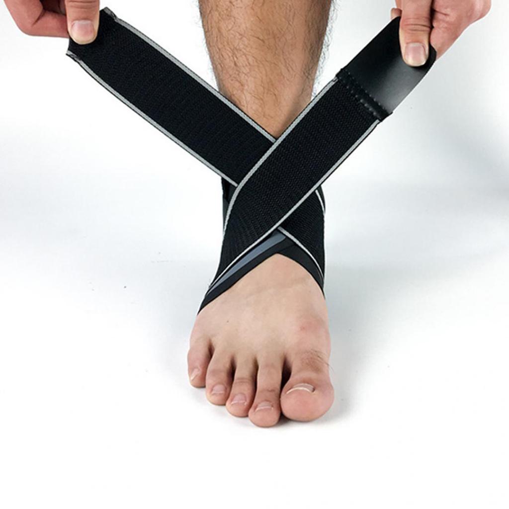 1 bucă elastică respirabilă pentru gleznă pentru picior. Protector de protecție împotriva compresiei