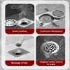Foot Floor Drain Strainer Bounce Type Square Shower Floor Drain Prevent Backflow Shower Floor Drain Hair Strainer
