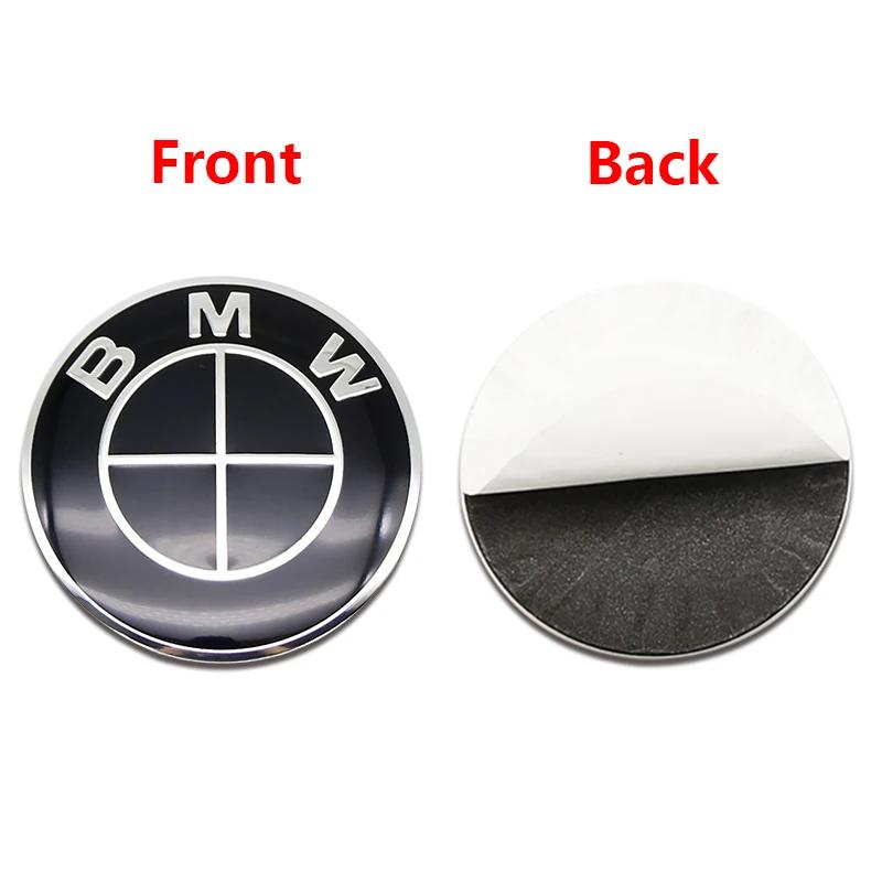 For BMW M E46 E90 E60 4Pcs Classic Blue White Car Wheel Center Hub Cap Sticker Emblem Badge Decal For BMW E46 E90 F10 F30 G20 50th Anniversary CX9