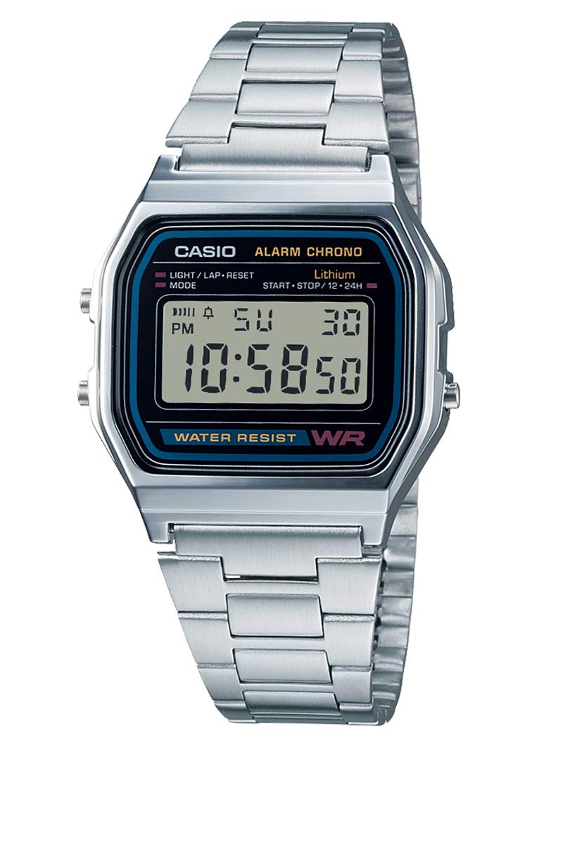 

Касио Стандарт (STANDARD) Часы мужские черные A158WA-1JF