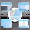 5/10Pcs Plastic Folder with Mid-Side Swing Clip Report Folder Front Presentation Folders for A4 Paper Business Documents Resume