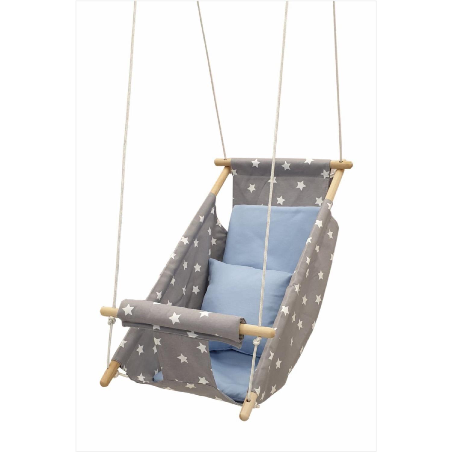 

Gray Star Blue Combination Sleep Swing
