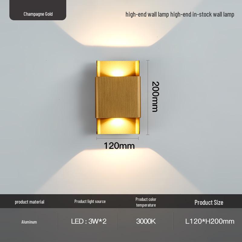 Modern Minimalist Luxury Wall Lamp for Living Room, Bedroom, or Stairway