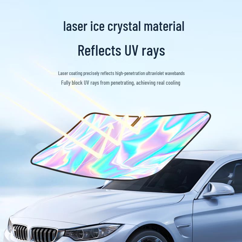 Compatible Sunshade for Baojun 730/560, Yun Duo 530, Yue Ye, RS-3 - Car Interior Sun Protection & Heat Insulation Curtain.