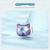 Silver Ziyun Colorful Cat S925 Silver Beads – Cute Pet DIY Bracelet Beads SCC2469