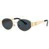 Luxury Metal Brand Sunglasses For Men And Women Unisex Designer Fashion Sun Glasses Oval Unisex Stylish Eyewear Shades Uv400