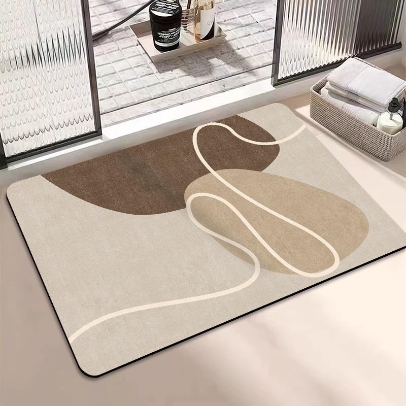 Japanese Diatom Mud Absorbent Non-Slip Quick-Dry Washable Floor Mat for Kitchen & Bathroom