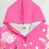36378 Kids Girls KATSEYE Printed Long Sleeves Hooded Zipper Coat Jacket