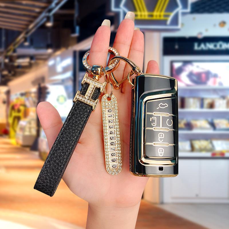 Durable Car Key Case for GAC GA468: Full Protection for GS3, GS5, GS8, M6, M8