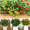 1Pc 6 Branches 18 Heads Artificial Fruits DIY Art CDN