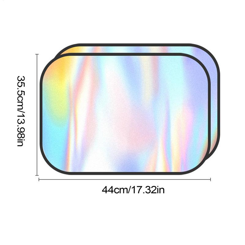 Window Sunshade Automotive Window Sunshades Reusable Protection Removable Static Adhesion For Automotive Truck Vehicle Interior