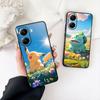 Squirtle P-Pokemons GO P-Pikachus Phone Cover for Xiaomi Redmi Note 12 11 10 A3 Pro 10A 10C 12C Note12 5G Protective Case