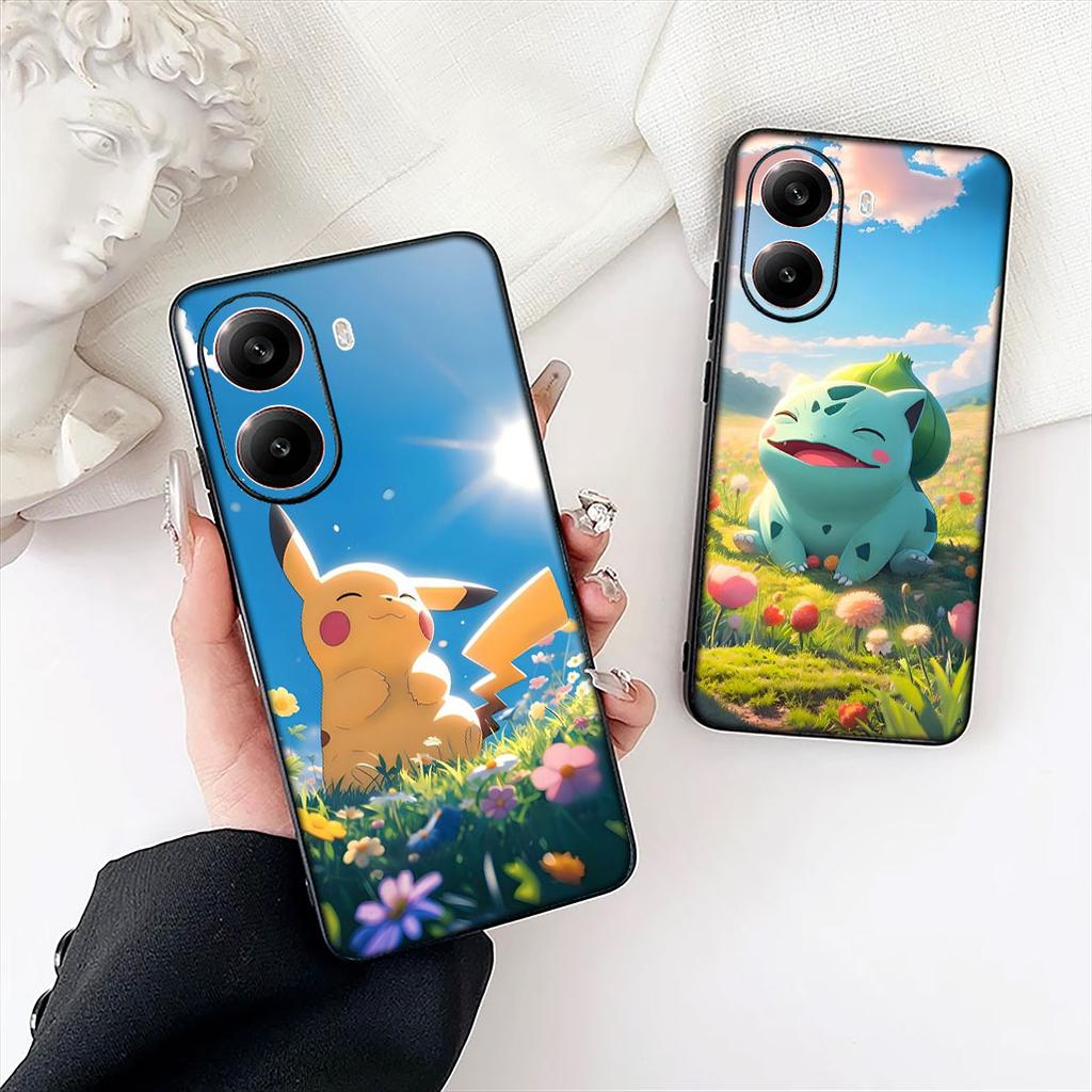 Squirtle P-Pokemons GO P-Pikachus Phone Cover for Xiaomi Redmi Note 12 11 10 A3 Pro 10A 10C 12C Note12 5G Protective Case