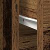 Sideboard with Drawer Rustic Wood Look 101 x 35 x 76 cm Engineered Wood