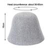 Wool Wool Fisherman Hat Solid Color Panama Hat Beanies Warm Caps  Women