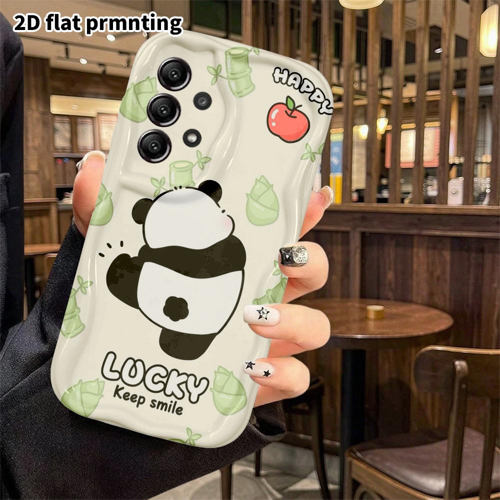 Phone Case: 2D Flat Samsung Galaxy A34 A35 S20 S22 S21 FE Plus Ultra Protective Case, Waving from the Back, Christmas and Halloween Gift