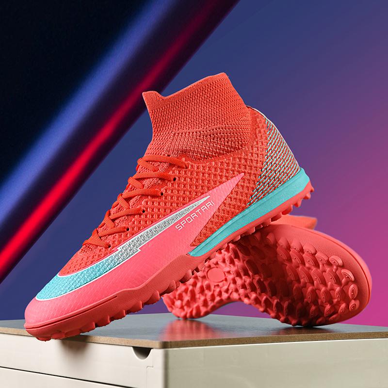 Men TF Football Boots Sneakers Indoor Comfortable High Quality Training Male Football Shoes Non Slip Sport Football Shoes Match