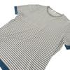 HERMES  L  Short sleeve T-shirt gray/white cotton mens