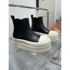 Retro Thick-soled Short Boots for Women, Ankle Boots, New and Versatile Shoes, Cylindrical Boots