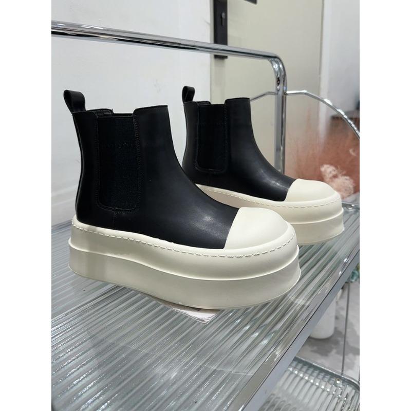 Retro Thick-soled Short Boots for Women, Ankle Boots, New and Versatile Shoes, Cylindrical Boots