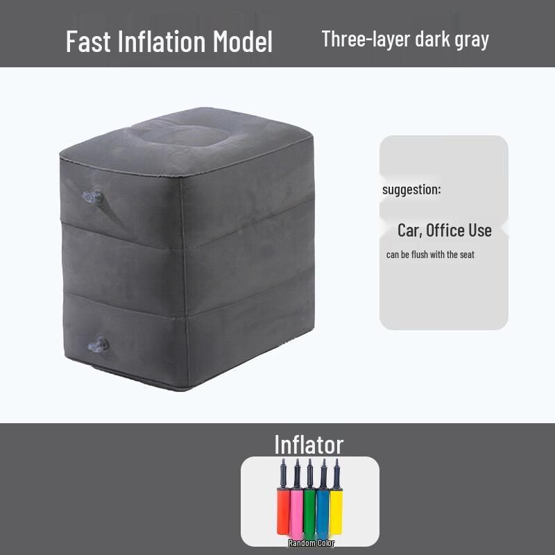 Portable Inflatable Travel Footrest