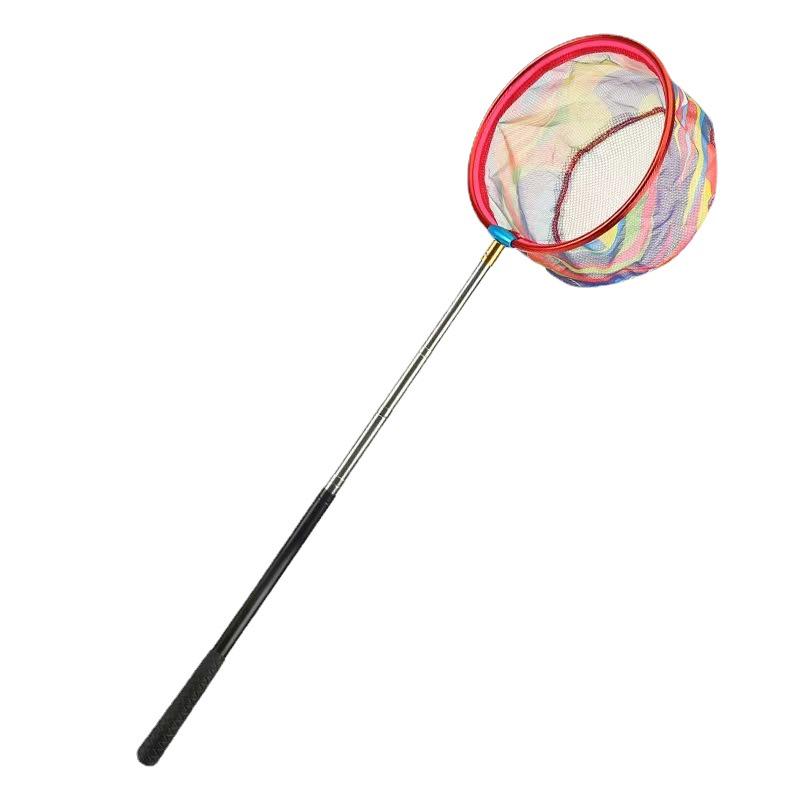 Retractable Stainless Steel Children's Fishing and Insect Net for Outdoor Use