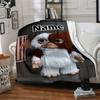 Customizable Gremlin1 Throw Blanket – Personalized Name, All-Season Cozy Snug Blanket, Machine Washable, Personalized Blanket
