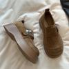 All-inclusive women's spring new platform muffin women's shoes fashionable British loafer small leather shoes