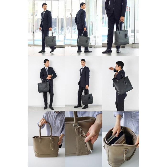 [Pelle Morbida] Tote Bag Navy PM-MB079-NV
