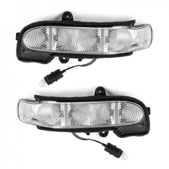 Pair Mirror Turn Signal Light Amber Color For Benz W211 S211 W463 W461 2002-2006