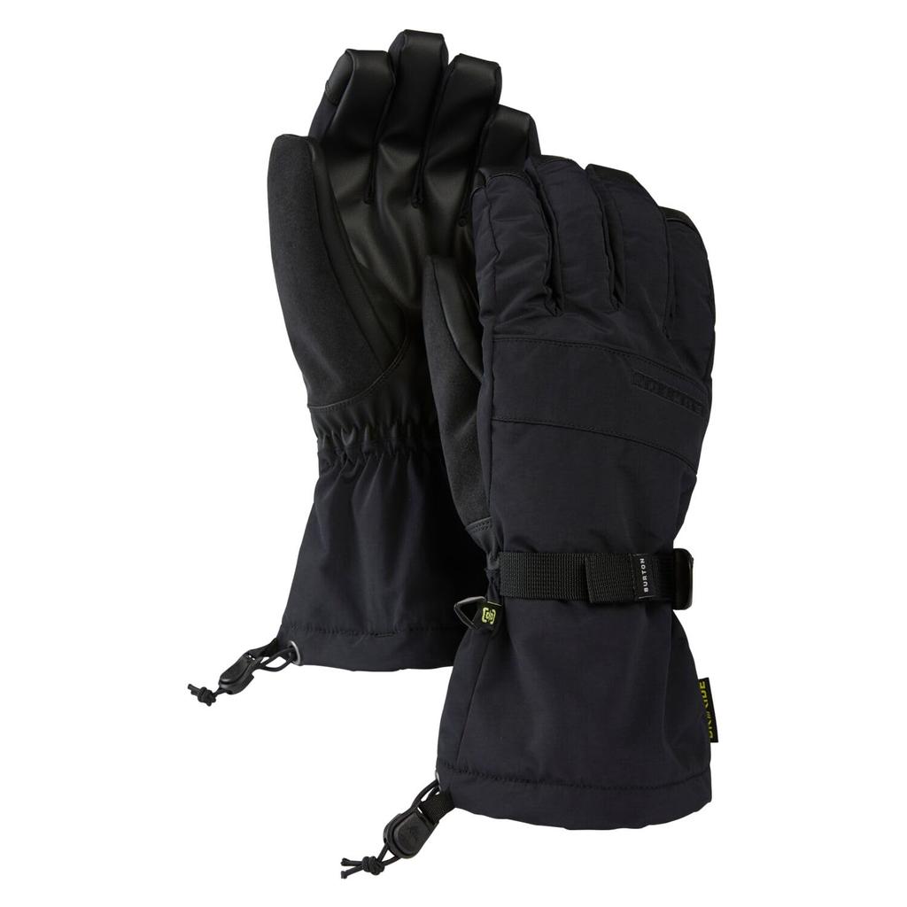 Burton Snowboard Profile True Black Men's Gloves, 2024-2025 Model, Large,