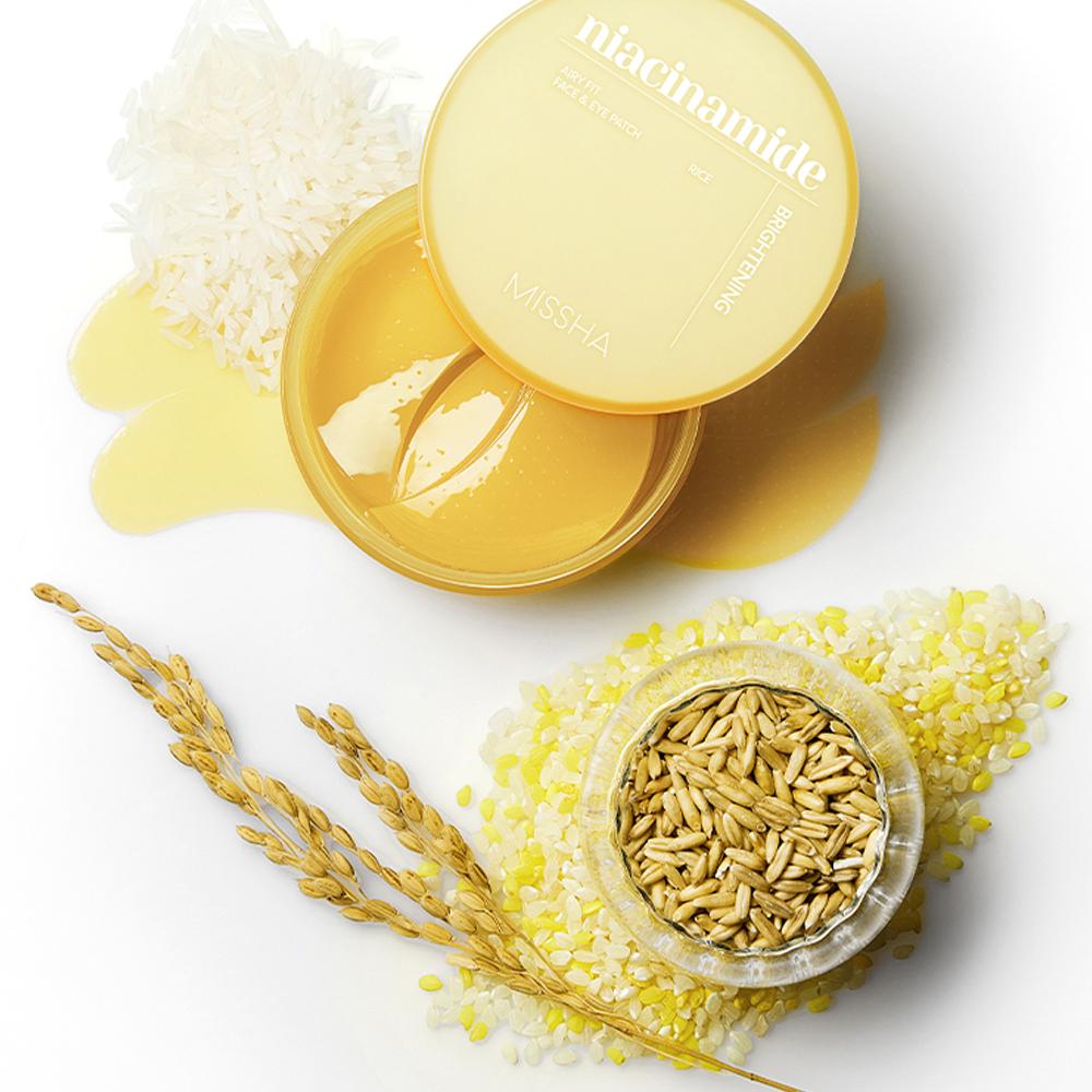 MISSHA Airy Fit Niacinamide Brightening Face & Eye Patch 60EA