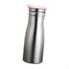 100ml Juice Jug in Stainless Steel with PP Lid Suitable for Restaurants, , and Events