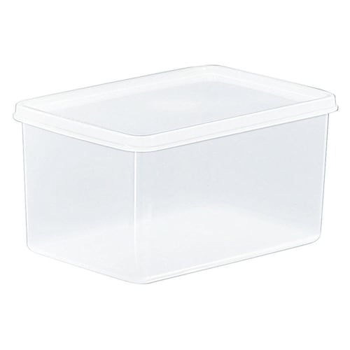 Shinki Synthetic Tombow Natural Sealware Storage Container, Antibacterial, Microwave-Safe, Deep, 3L, 20cm W x 15cm D x 13.5cm H, OF-2, Made in Japan