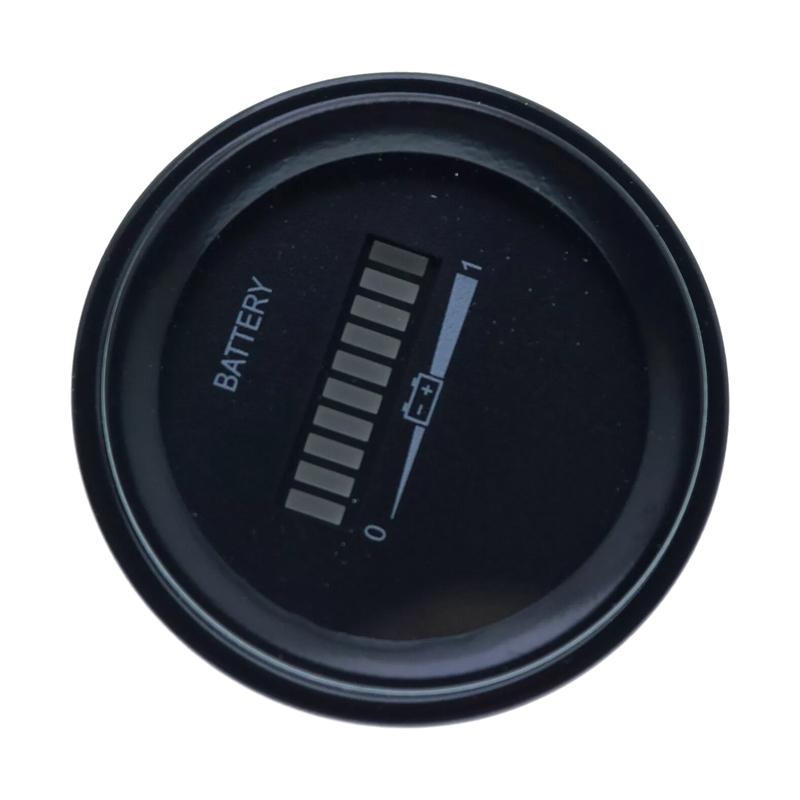 48V Battery Meter Indicator Round Fits For EZGO Club Car Golf Cart Forklift ATV